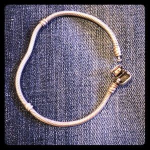 Pandora sterling silver bracelet (Authentic)